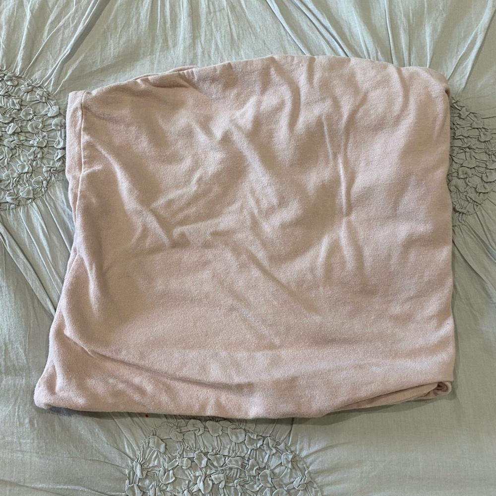 brandy melville light pink tube top